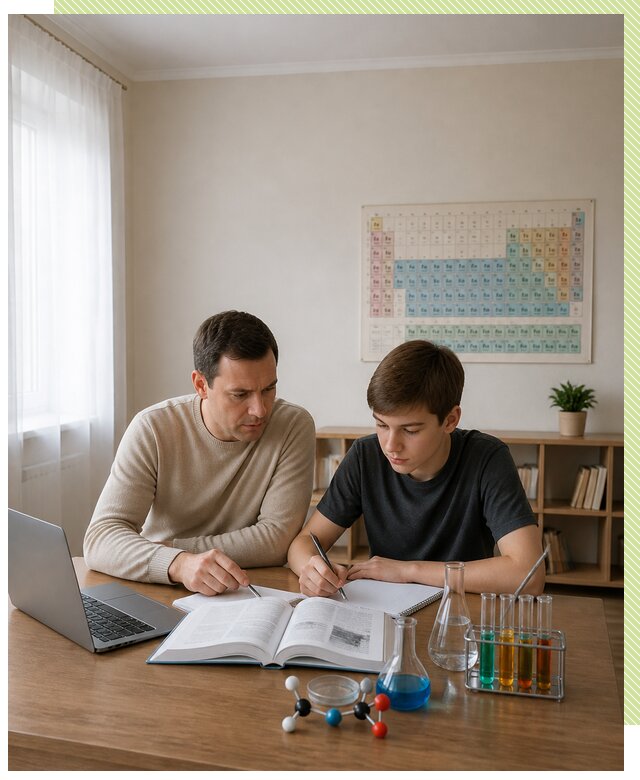 Репетитор по химии 8 класс в Старой Руссе по цене от 1223 р. | РепетиторРоссия